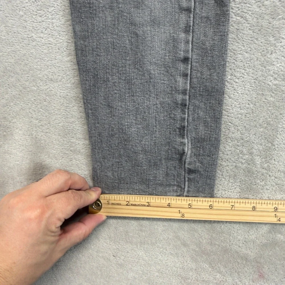 Levi's 510 Jeans Men 31x32 Grey Skinny Fit Medium Wash Stretch Fade Denim Preppy